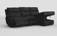 Sogliano 3 Seater Manual Recliner Sofa With Drawer & Right Hand Facing Storage Chaise | Sogliano Sofa Range | ScS