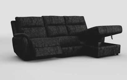Sogliano 3 Seater Manual Recliner Sofa With Drawer & Right Hand Facing Storage Chaise | Sogliano Sofa Range | ScS