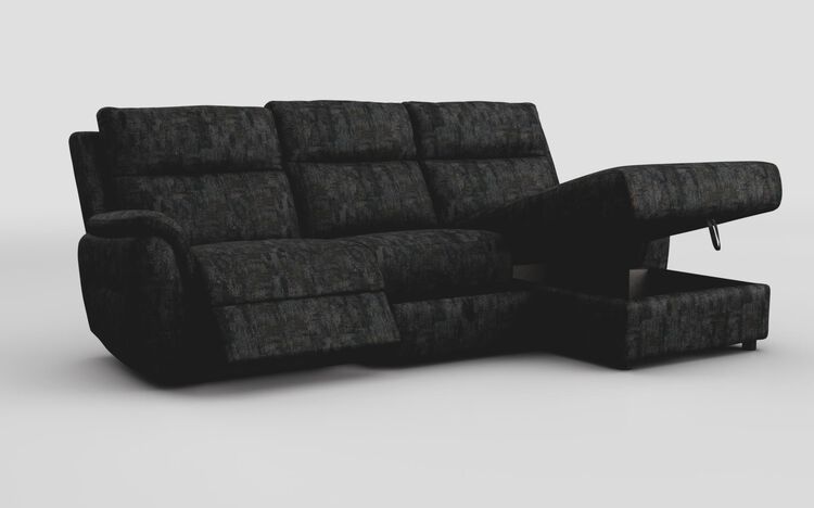 Sogliano 3 Seater Manual Recliner Sofa With Drawer & Right Hand Facing Storage Chaise | Sogliano Sofa Range | ScS