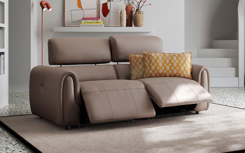Serra 3 Seater Power Recliner Sofa with Power Head Tilt
