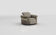 Voltana Power Recliner Chair with Manual Head Tilt, LED Lights & Gold Trim | Voltana Sofa Range | ScS