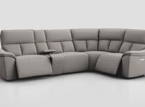Pianello 3 Corner 1 Power Recliner Sofa with Console & Power Head Tilt | Pianello Sofa Range | ScS