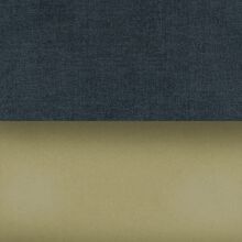 Violetta Dark Blue/Gold Metal Feet