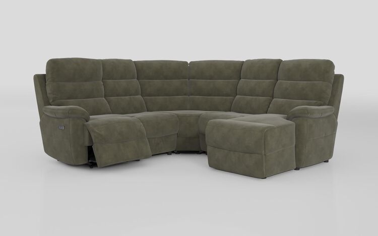 Ossett 2 Corner 2 Right Hand Facing Chaise Left Hand Facing Power Sofa with Head Tilt | Ossett Sofa Range | ScS
