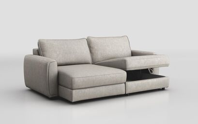 Lago 3 Seater Sofa with Left Hand Facing Sliding Seat & Right Hand Facing Storage Lounger | Lago Sofa Range | ScS