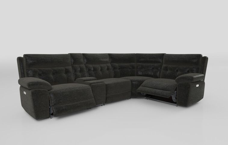 Belford 3 Corner 1 Power Sofa with Console & Headtilt