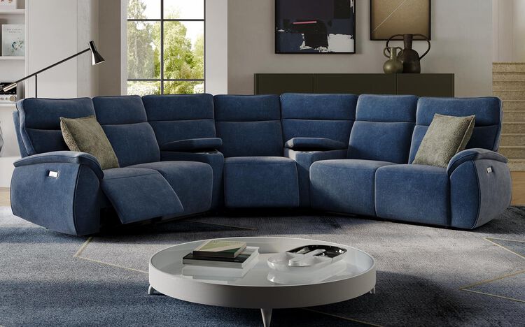 Solara 2 Corner 2 Power Recliner with Double Storage Consoles | Solara Sofa Range | ScS