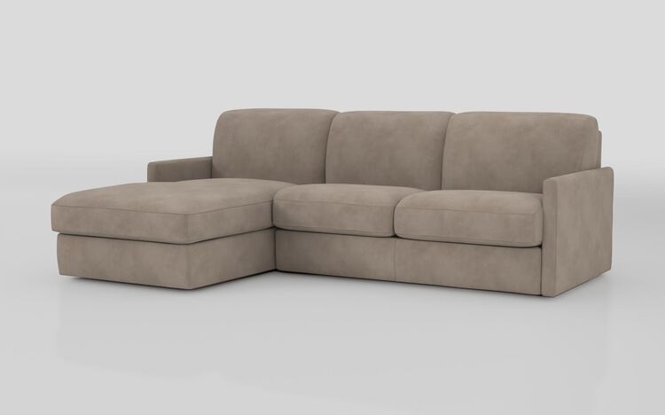 Barete Slim Arm 4 Seater Sofa Bed with Left Hand Facing Large Lounger | Barete Sofa Range | ScS