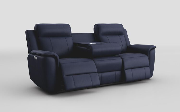 Orio 3 Seater Power Recliner Sofa with Drop Down Table | Orio Sofa Range | ScS