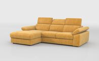 Quercioli 3 Seater Sofa with Sliding Footrest & Left Hand Facing Storage Lounger | Quercioli Sofa Range | ScS