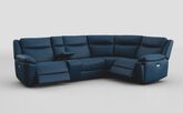 Villa 3 Corner 1 Power Recliner Sofa with Console