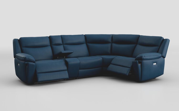 Villa 3 Corner 1 Power Recliner Sofa with Console | Villa Sofa Range | ScS