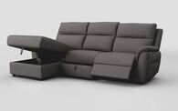 Sogliano 3 Seater Power Recliner Sofa With Drawer & Left Hand Facing Storage Chaise | Sogliano Sofa Range | ScS