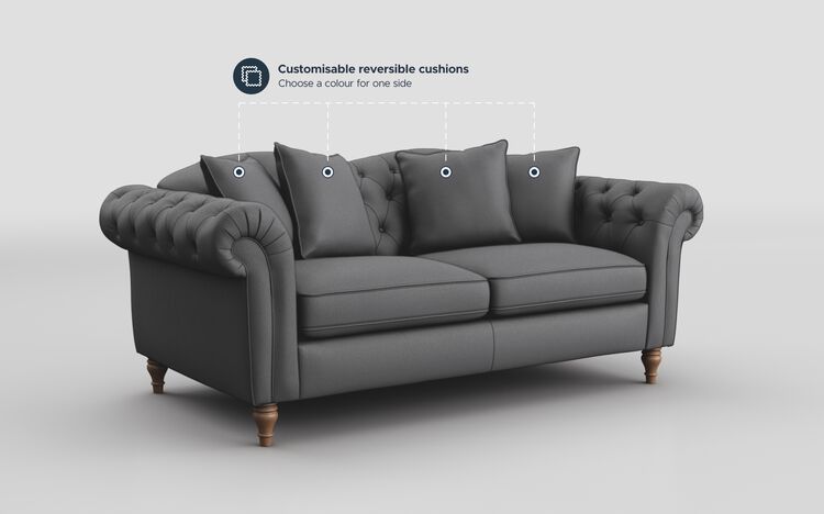 Regina Fabric 3 Seater Sofa | Regina Sofa Range | ScS
