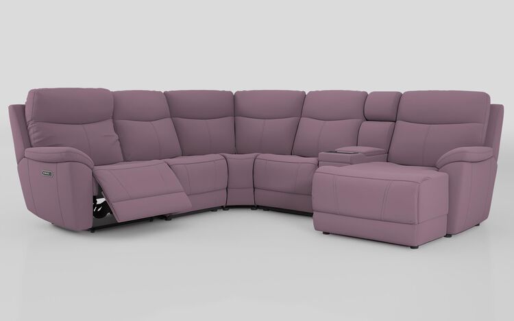 Eldwick 3 Corner 3 Left Hand Facing Power Right Hand Facing Console & Chaise Sofa with Head Tilt & L | Eldwick Sofa Range | ScS