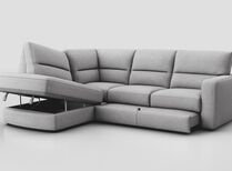 Tredozio 2 Corner 3 with Left Hand Facing Sliding Footrest & Left Hand Facing Chaise with Storage | Tredozio Sofa Range | ScS