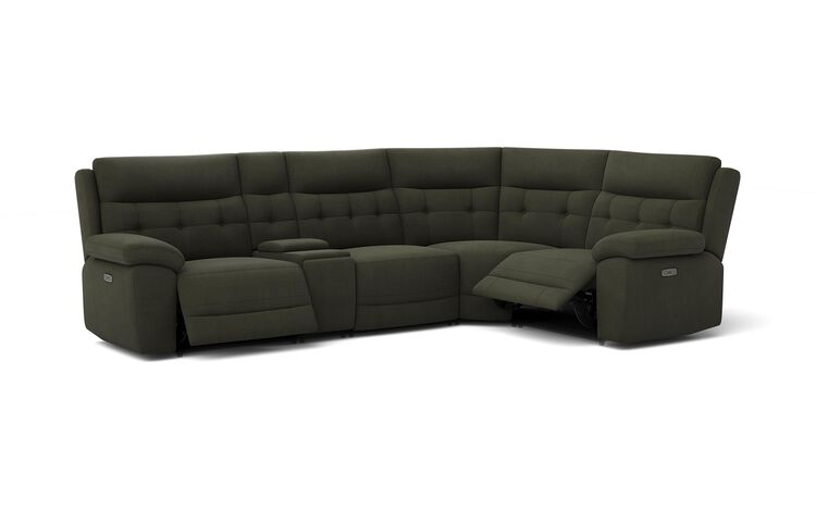 Belford 3 Corner 1 Power Recliner Sofa with Console | Belford Sofa Range | ScS