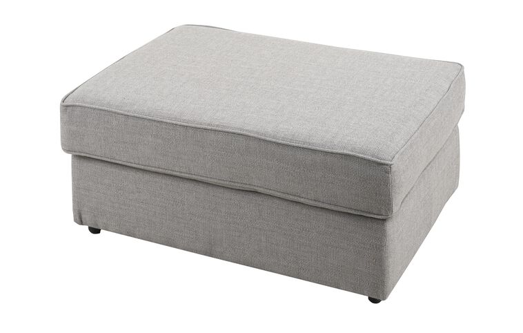 Hugo Fabric Plain Banquette Footstool