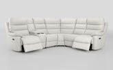 Ossett 2 Corner 2 Power Sofa with Left Hand Facing Console & Head Tilt