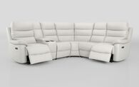 Ossett 2 Corner 2 Power Sofa with Left Hand Facing Console & Head Tilt | Ossett Sofa Range | ScS
