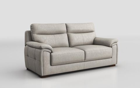 Brown Fabric Cosina 3 Seater Sofa
