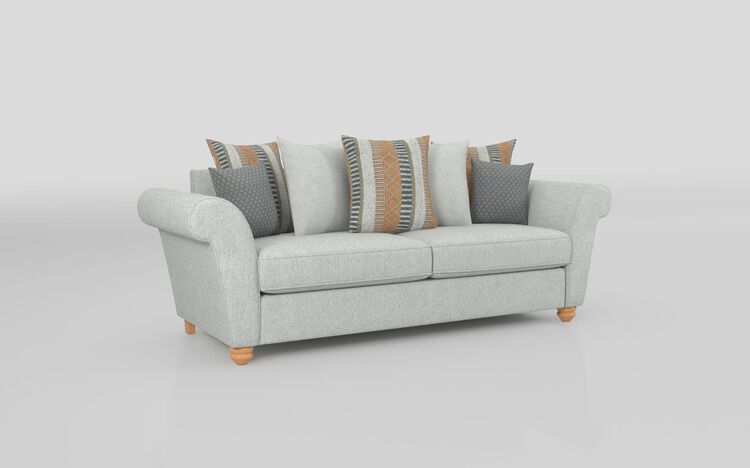 Aurora Fabric 3 Seater Scatter Back Sofa | Aurora Sofa Range | ScS