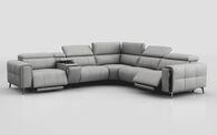 Casetti 2 Corner 2 Power Recliner Sofa Left Hand Facing Console with Power Head Tilt & Storage Arm | Casetti Sofa Range | ScS