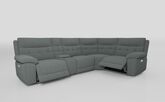 Belford 3 Corner 1 Power Recliner Sofa with Media Console