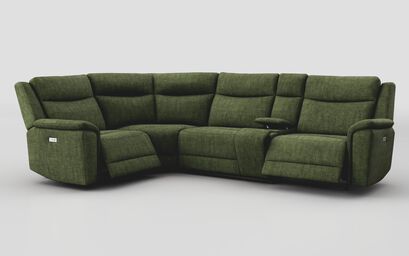 Savio 1 Corner 3 Power Recliner Sofa with Power Console | Savio Sofa Range | ScS
