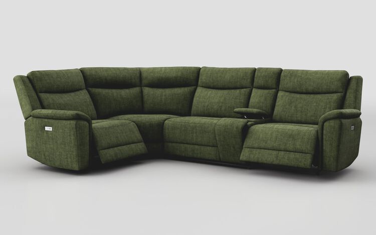 Savio 1 Corner 3 Power Recliner Sofa with Power Console | Savio Sofa Range | ScS