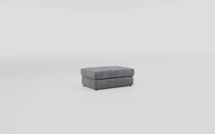Living Esme Fabric Plain Top Banquette Footstool | Esme Sofa Range | ScS