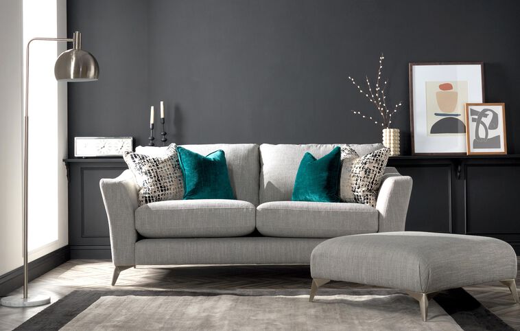 Maisy Fabric 3 Seater Sofa