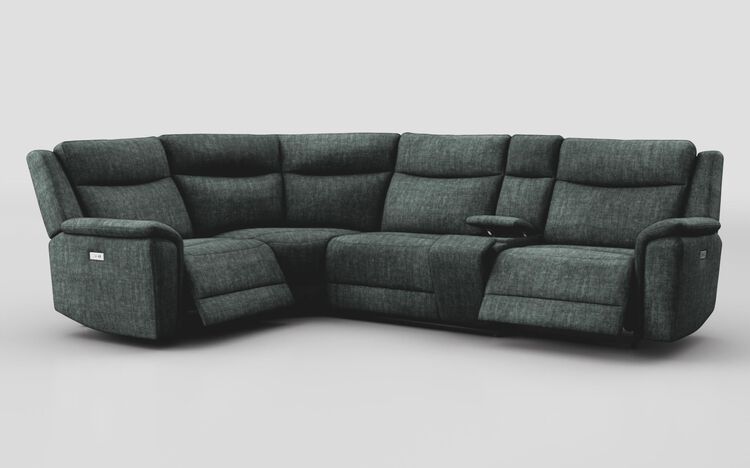 Savio 1 Corner 3 Power Recliner Sofa with Power Console | Savio Sofa Range | ScS