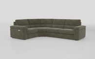 Crociale 1 Corner 3 Sofa Bed with Left Hand Facing Single Power Recliner | Crociale Sofa Range | ScS
