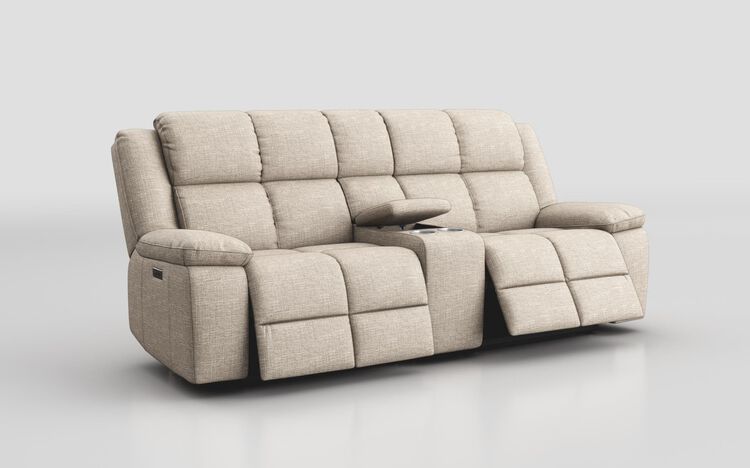 Coccolia 3 Seater Power Recliner Sofa with Console | Coccolia Sofa Range | ScS