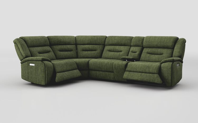 Massari 1 Corner 3 Power Recliner Sofa with Console & Head Tilt | Massari Sofa Range | ScS