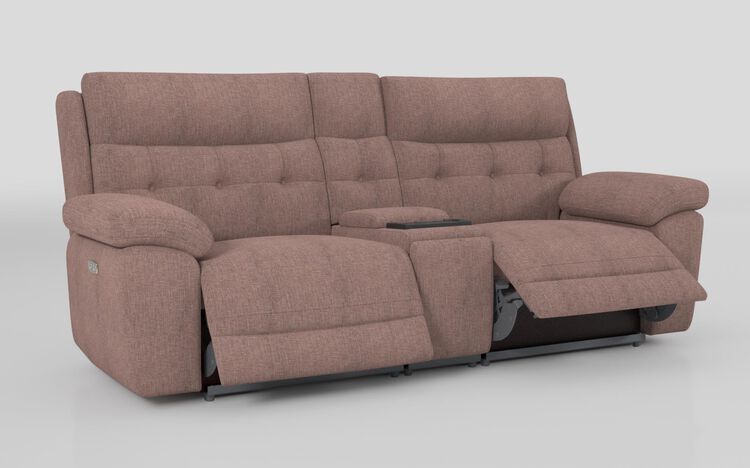 Belford 3 Seater Power Recliner Sofa with Media Console and Power Head Tilt | Belford Sofa Range | ScS