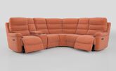 Ossett 2 Corner 2 Power Sofa with Left Hand Facing Console & Head Tilt