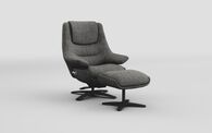 Mirandola Swivel Manual Recliner Chair & Swivel Footstool | Mirandola Sofa Range | ScS
