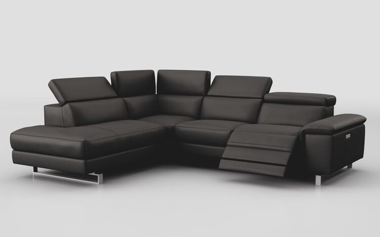 Viserba 2 Corner 3 RHF Power Recliner with Power Head Tilt & LHF Chaise with Manual Head Tilt | Viserba Sofa Range | ScS