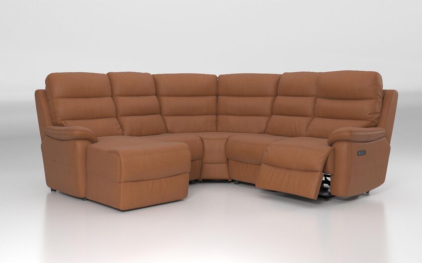 Ossett 2 Corner 2 Left Hand Facing Chaise Right Hand Facing Power Sofa Head Tilt