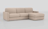 Barete Large Arm 4 Seater Sofa Bed with Right Hand Facing Large Lounger