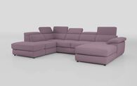 Norbello Corner Sofa Bed with Left Hand Facing Chaise and Right Hand Facing Storage Lounger and Otto | Norbello Sofa Range | ScS