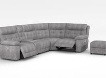 Belford 3 Corner 1 Power Recliner with Media Unit and Power Head Tilt & Small Storage Footstool | Belford Sofa Range | ScS