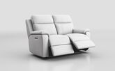 Calboli 2 Seater Power Recliner Sofa with Power Head Tilt & Lumbar