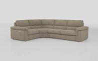 Crociale 1 Corner 3 Sofa Bed with Left Hand Facing Single Power Recliner | Crociale Sofa Range | ScS