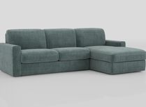 Barete Large Arm 4 Seater Sofa Bed with Right Hand Facing Large Lounger | Barete Sofa Range | ScS