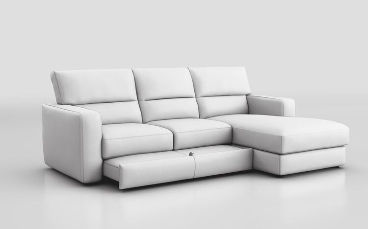 Tredozio 4 Seater Sofa with Sliding Footrest & Right Hand Facing Lounger | Tredozio Sofa Range | ScS