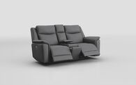 Savio 2 Seater Power Recliner Sofa with Power Media Console & Black Charging Pad | Savio Sofa Range | ScS