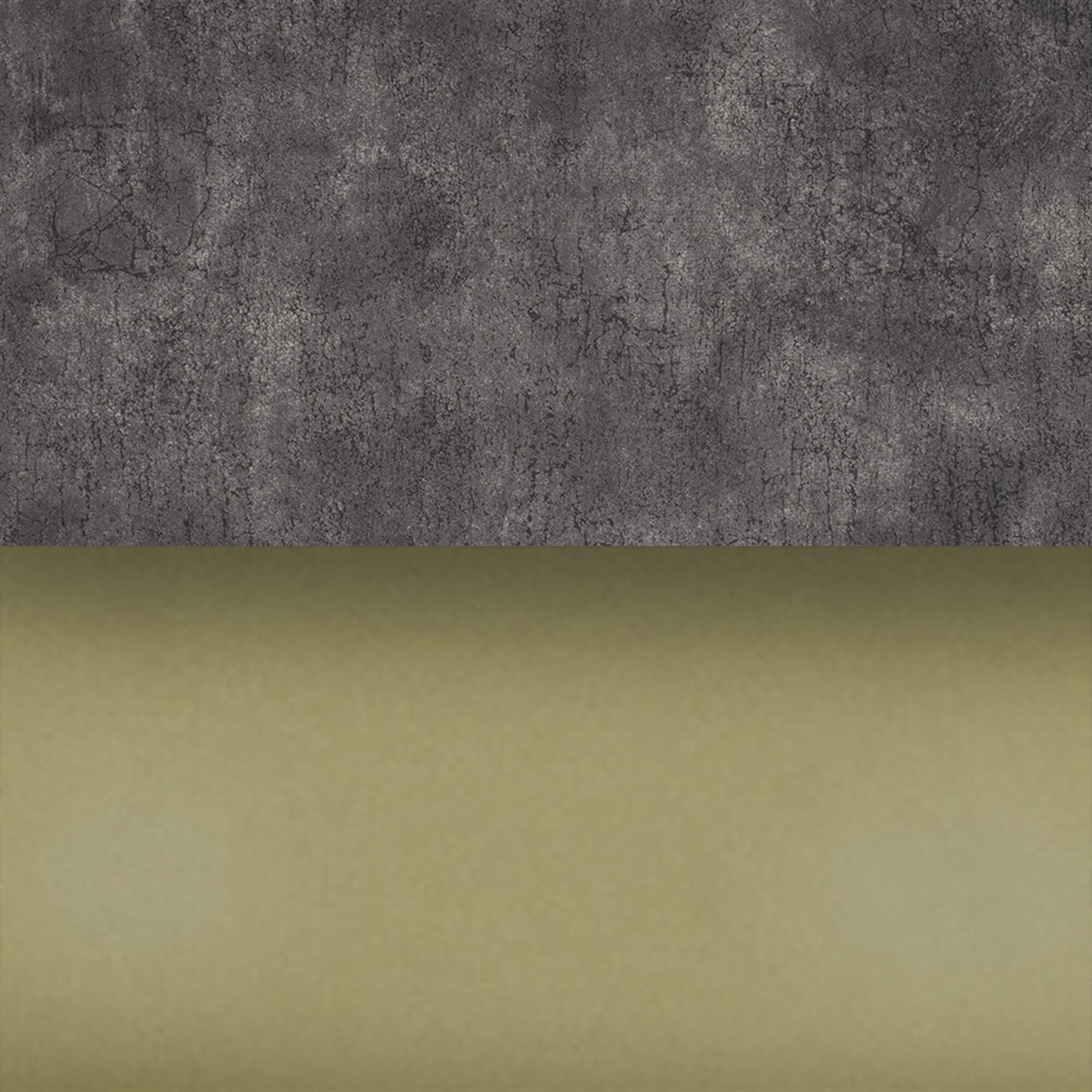 Pervinca Anthracite/Gold Metal Feet